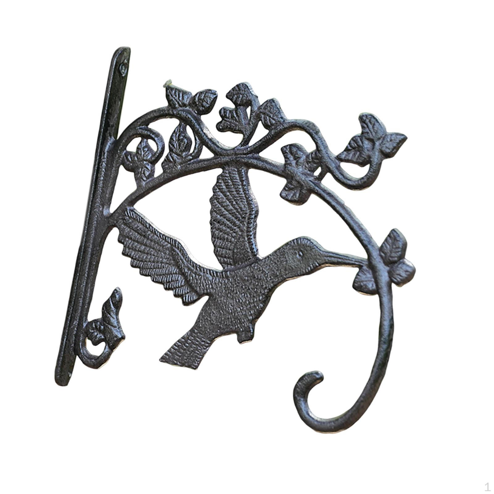 

Hanging Planter Flower Pots Bracket Plant Hangers Basket for Trees Hummingbird