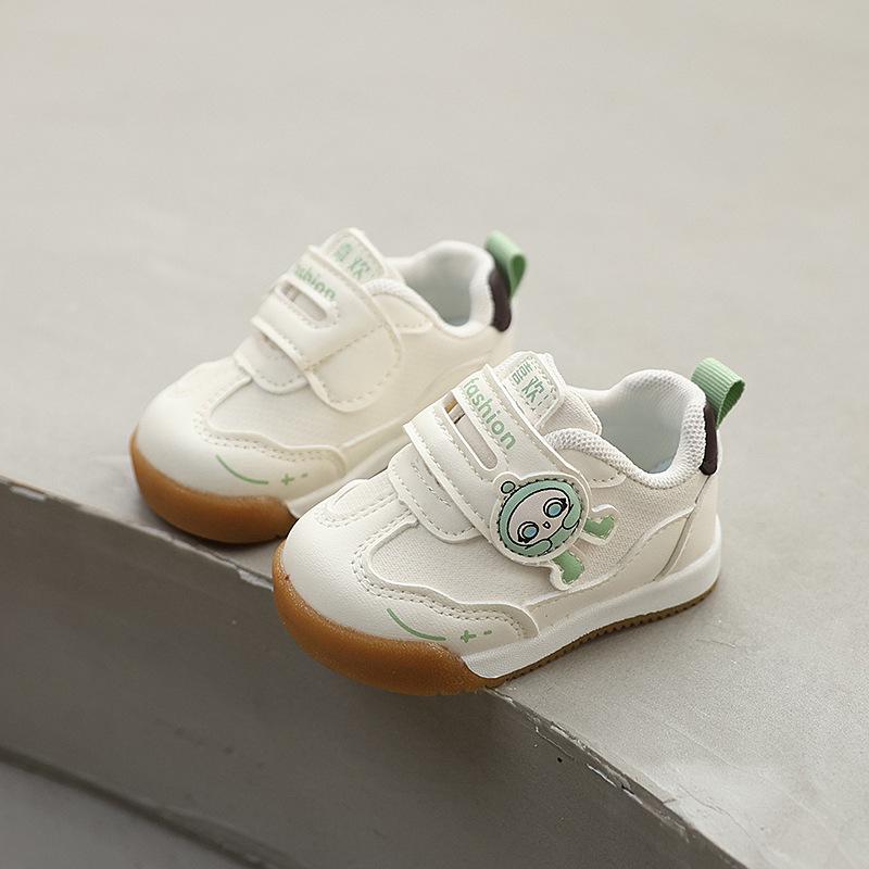 Spring Baby First Walker Shoes 6-12 Months Soft Sole Non Slip Casual Sneakers For Boys And Girls Infant Toddler Footwear