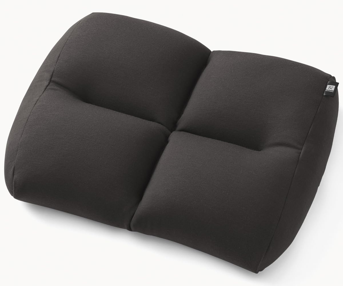 

&ONDO Warm Bead Cushion, Charcoal, Titanium Coated, Cold Protection, Winter Warmer, Keeps Your Waist Warm, Thermos