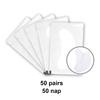 50Pairs Hydrogel Gel Eye Patches Grafting Eyelashes Under Eye Patches For Eyelash Extension Paper Application Makeup Supplies
