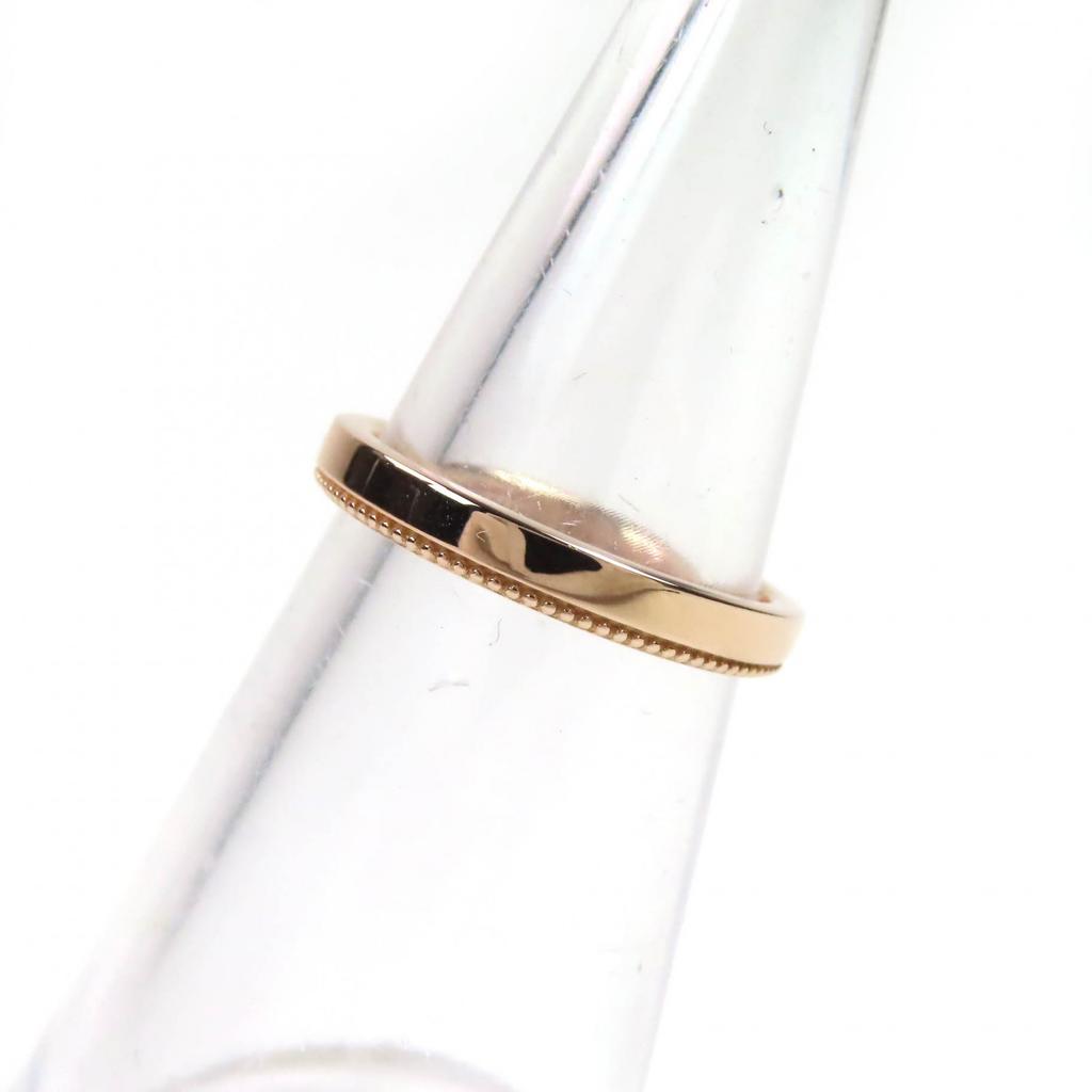 Excellent Justin Davis Ring Trust Ring Crown engraved milgrain Pink gold 18K Women Used