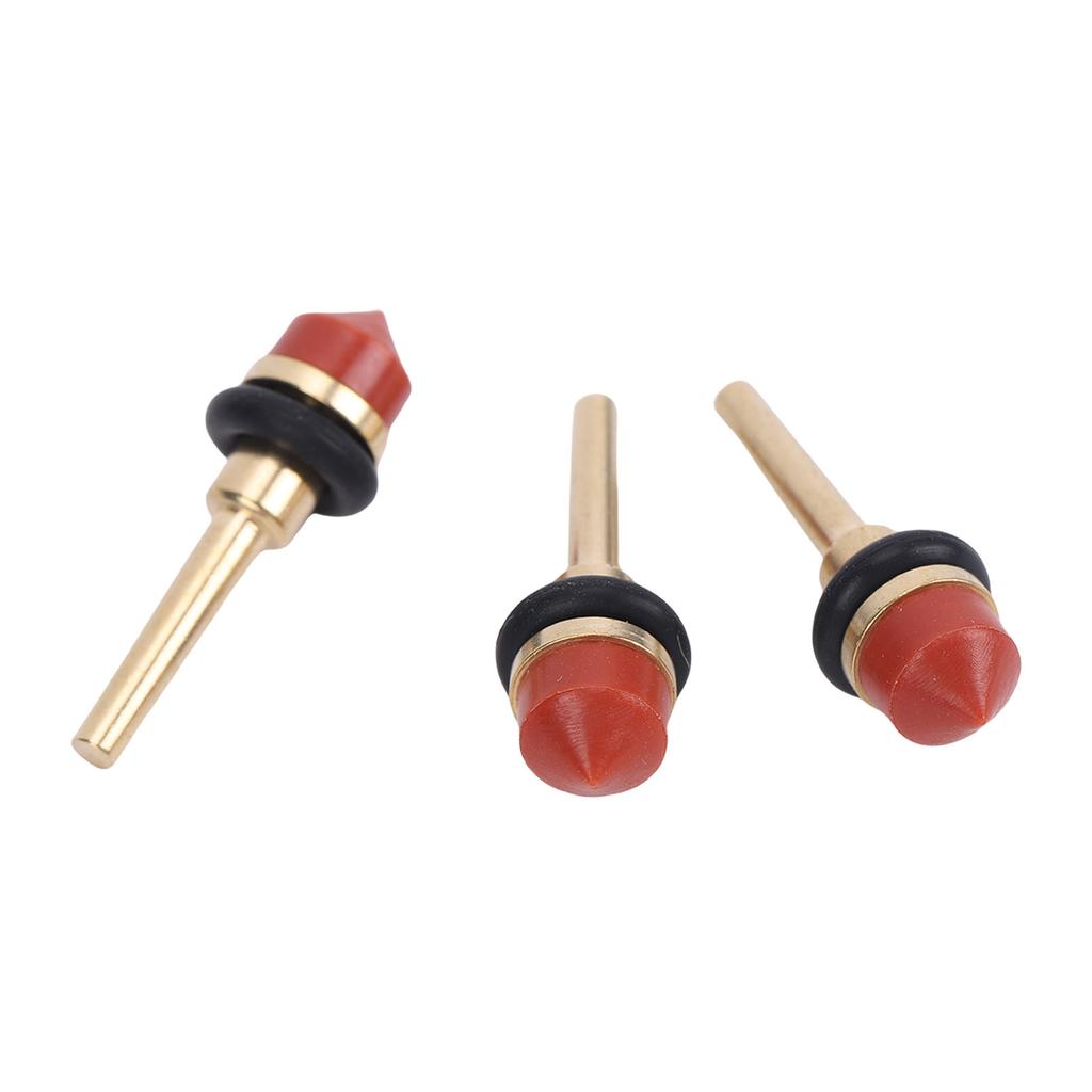 3PCS Coffee Machine Valve Pin Brass Silicone Drain Valve Pin and Head Gasket Repair Kit