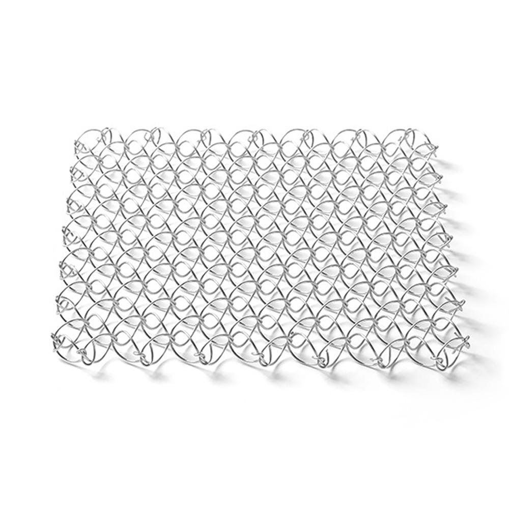 Anti-Scald Stainless Steel Trivet Woven Heat Proof Mat Portable Spiral Wire Trivet  For Hot Dishes
