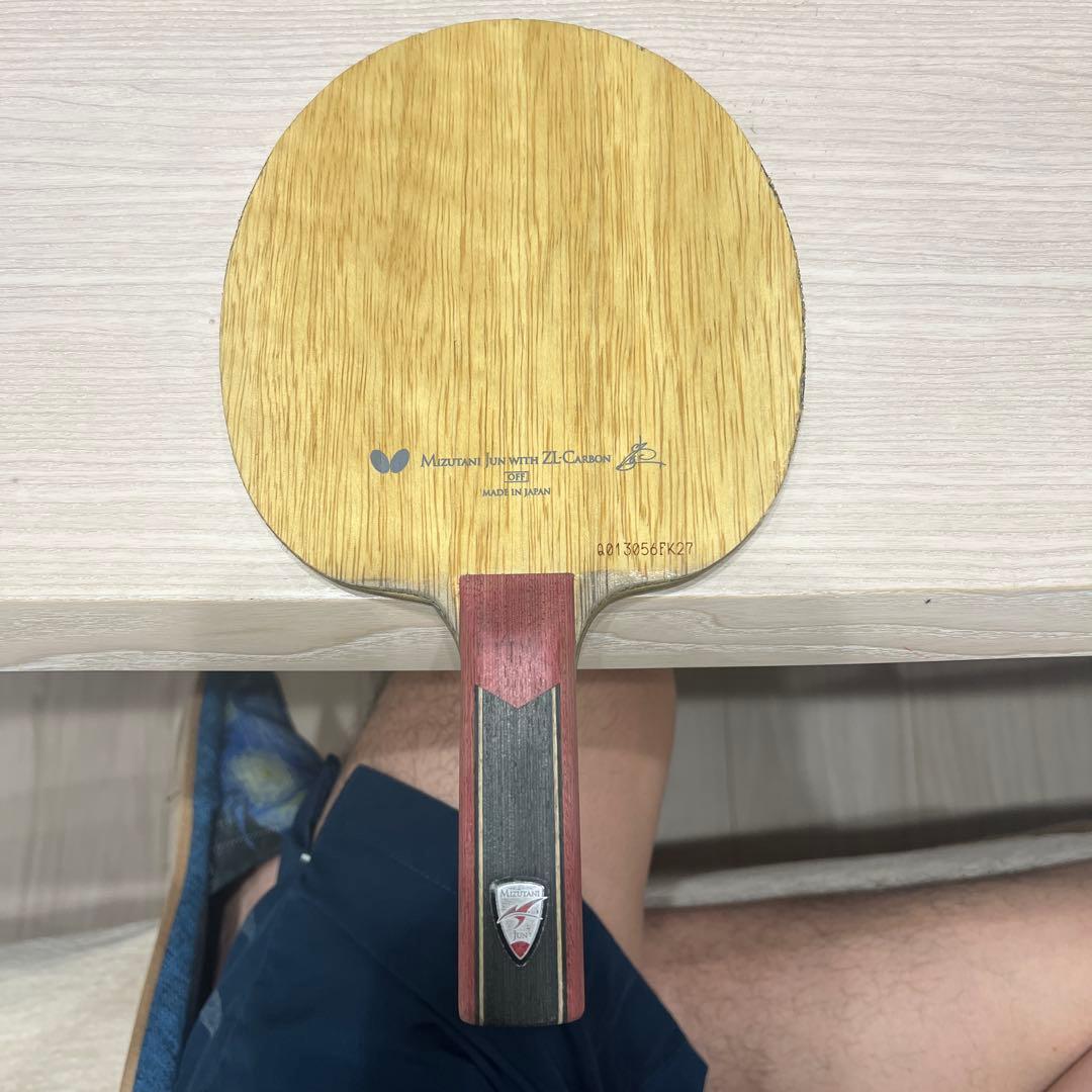 Used Butterfly Mizutani Jun ZLC Table Tennis Racket