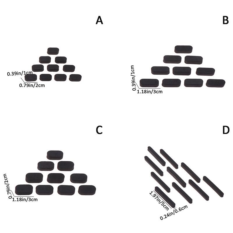 10Pcs For Fpv Rc Drone Frame Kit M3 Sponge Landing Gear Skids Mat Feet Anti-Vibration Shockproof Eva Sponge Mat For 180 210 250 180 210 250