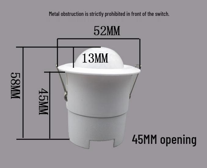 220V Smart Infrared Motion Sensor Module with Adjustable Controller