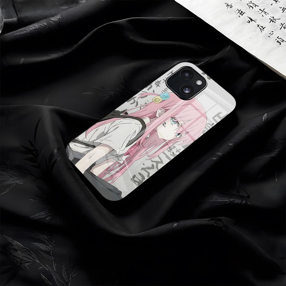 

Bocchi Phone Case For IPhone 17 Pro Max 16 15 14 Pro Max 13 11 Plus Glass Cover iPhone17 Air