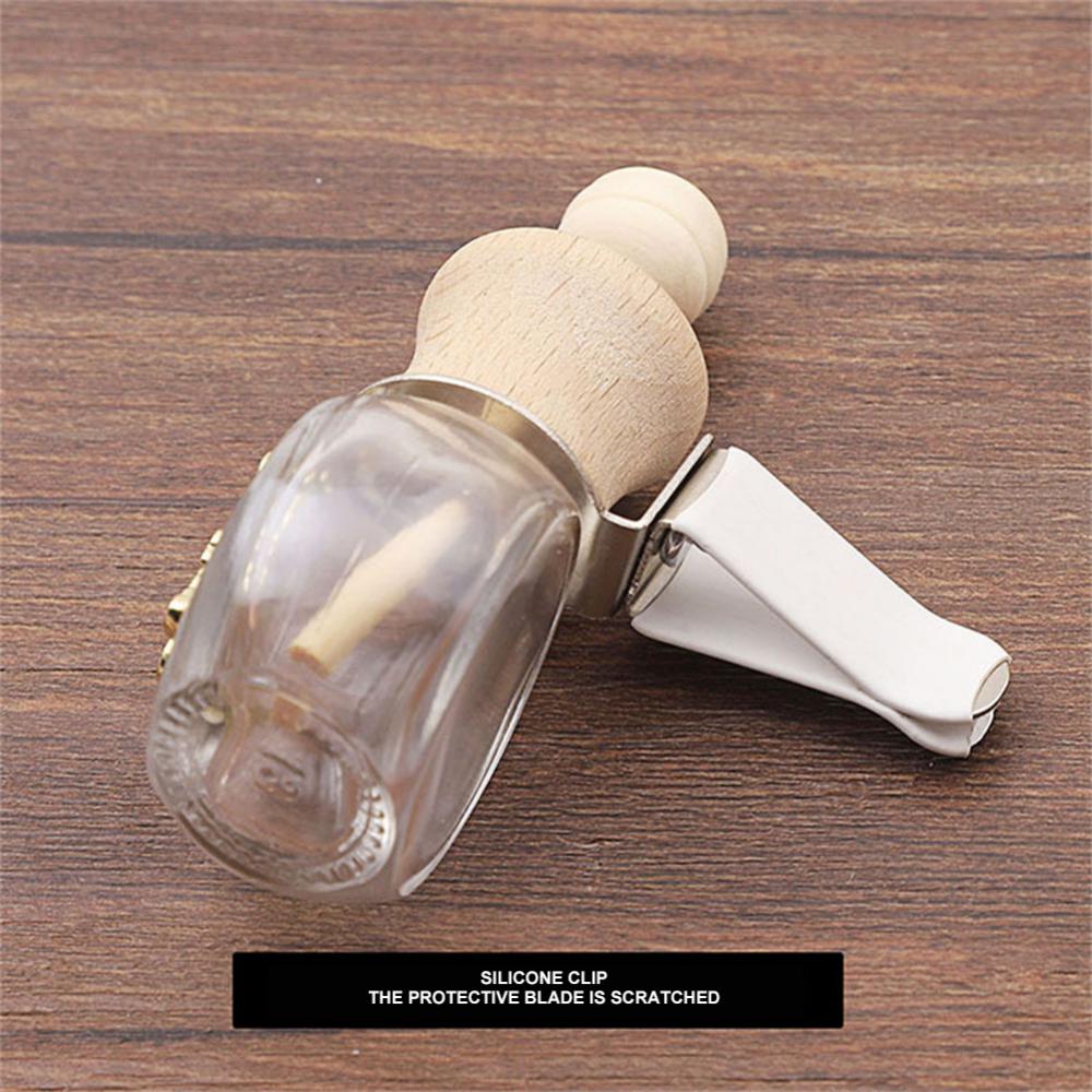 Flacone Profumo Auto Ciondolo Profumo da Appendere per Auto Fragranza Deodorante per Auto Flacone Diffusore Profumo Vuoto in Vetro Auto