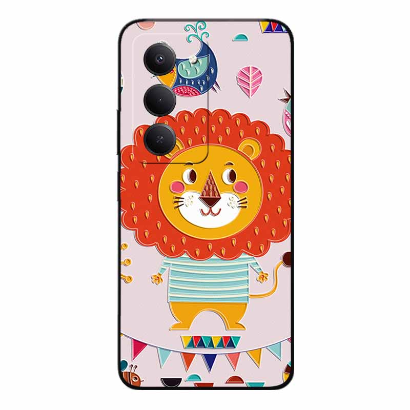 3D Emboss Cases For Redmi 15 5G 4G Relief Emboss Soft Silicone Back Cover For Xiaomi Redmi15 Flower Relief  Funda Redmi 15 4G 5G
