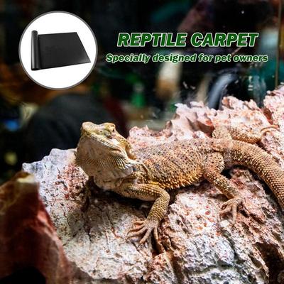 Reptilien Teppich Terrarium Auskleidung Einstreu Reptilien Substrat Matte Sicher Und Bequem Reptilien Käfigmatte Für Schlange Gecko Eidechse