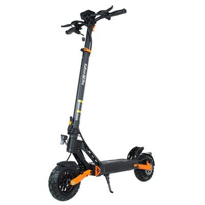 KuKirin G2 Pro (VMP) 10-inch Electric Scooter, Powerful 500W Motor, Top Speed 25 Km/h, 48V 15.6Ah Battery, Maximum Range 65 Km, Black.