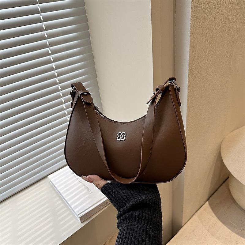 Trendy Solid Color Commuter Messenger Bag Summer New Versatile Shoulder Bag Trendy Handbag Bag