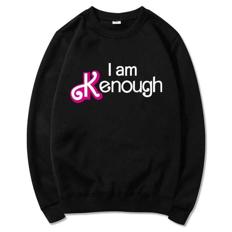 Podzim Zima I AM KENOUGH mikina s kapucí s dopisem pro muže Ženy Módní Volný Dlouhý Rukáv Běžné Top Pulovry a Dlouhé Rukávy Dámské