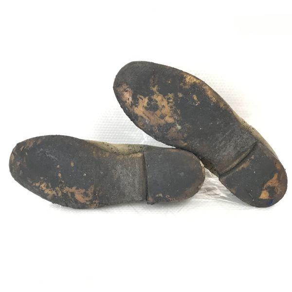 70er-80er Church’s Wildleder Kreppsohle Full Brogue Schuhe 28,5-29,5cm Khaki(GEBRAUCHT)