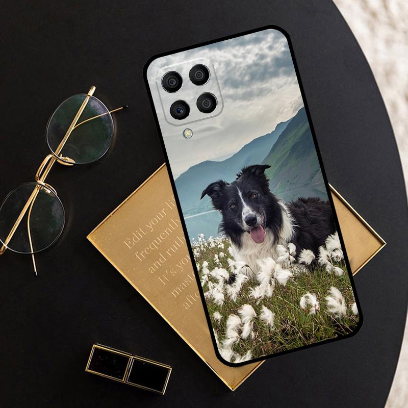 Border Collie Dog For Samsung Galaxy M11 M21 M31 M12 M13 M14 M15 M35 M55 M34 M54 M33 M53 M32 M52 M06 M16 Case