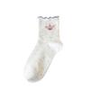 Spring & Summer Women's Cartoon Anime Mesh Socks - Breathable, Seamless, Ruffled Dot Gauze, Japanese Style Student Socks