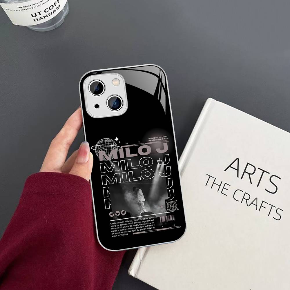 Singer M-Milo J Tempered Glass For Iphone 14 13 12 11 Pro Mini XS MAX 14Plus X XS XR Cover