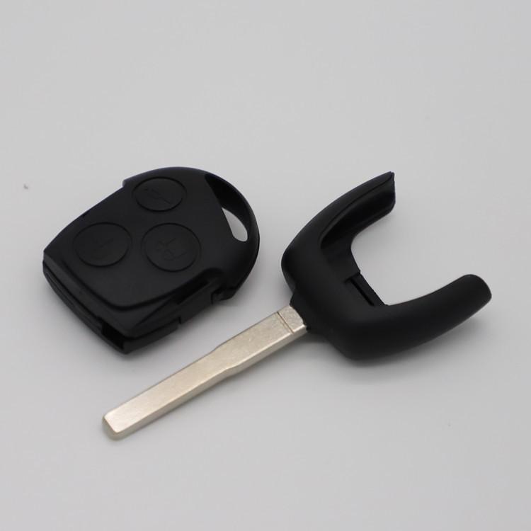 Compatible 3-Button Remote Key for Ford Focus/Fiesta with 4D63 Chip (433 MHz)