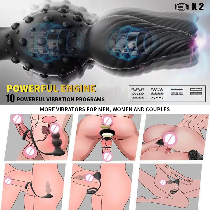 Erwachsene Spiele Butt Plug Prostata Massagegerät Sex Masturbation Cup Sexspielzeug 18