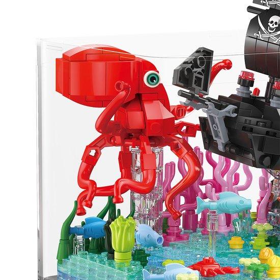 Mini Block Versunkenes Piratenschiff Aquarium (662009LI)