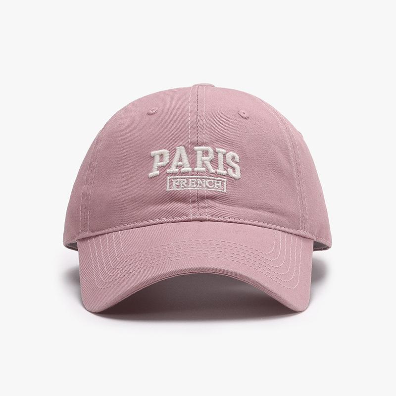 Koreanischer Stil Stickerei Buchstaben Baseballkappe Für Männer Frauen Pferdeschwanz Hüte Baumwolle Outdoor Einfacher Schirm Sommer Lässig Schirmmütze Neu