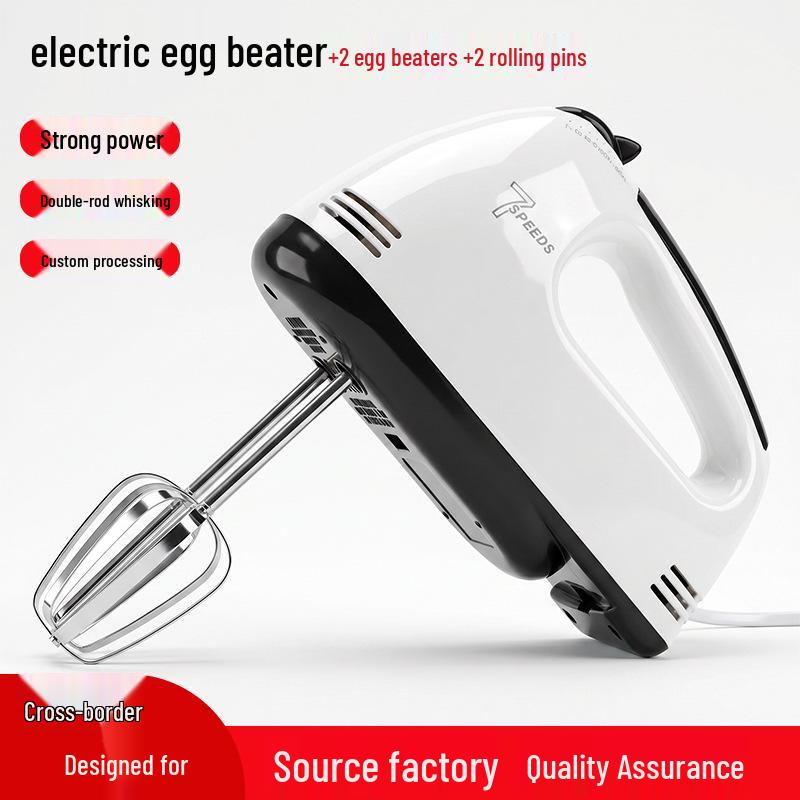 Automatic Handheld Electric Egg Beater and Cream Whipper for Baking