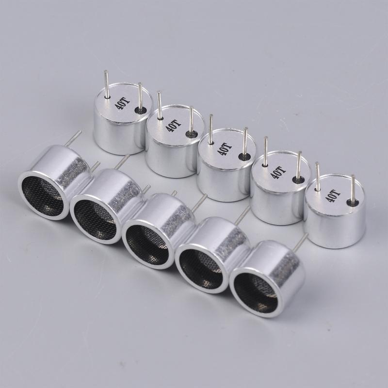 5/10 Peças 16mm 40K R e T Sensor Ultrassônico Transmissor Tct40-16T 40Khz Transmitir+Receber Acessórios de Alumínio