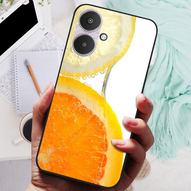 For Xiaomi Redmi 13C 5G Case Black Silicone Bumper Wolf Lions Soft TPU Covers for Xiaomi Redmi 13C 5G Funda Coque Protective
