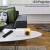 Yellow-White YG300 HD Mini LED Projector for Dormitory and Home