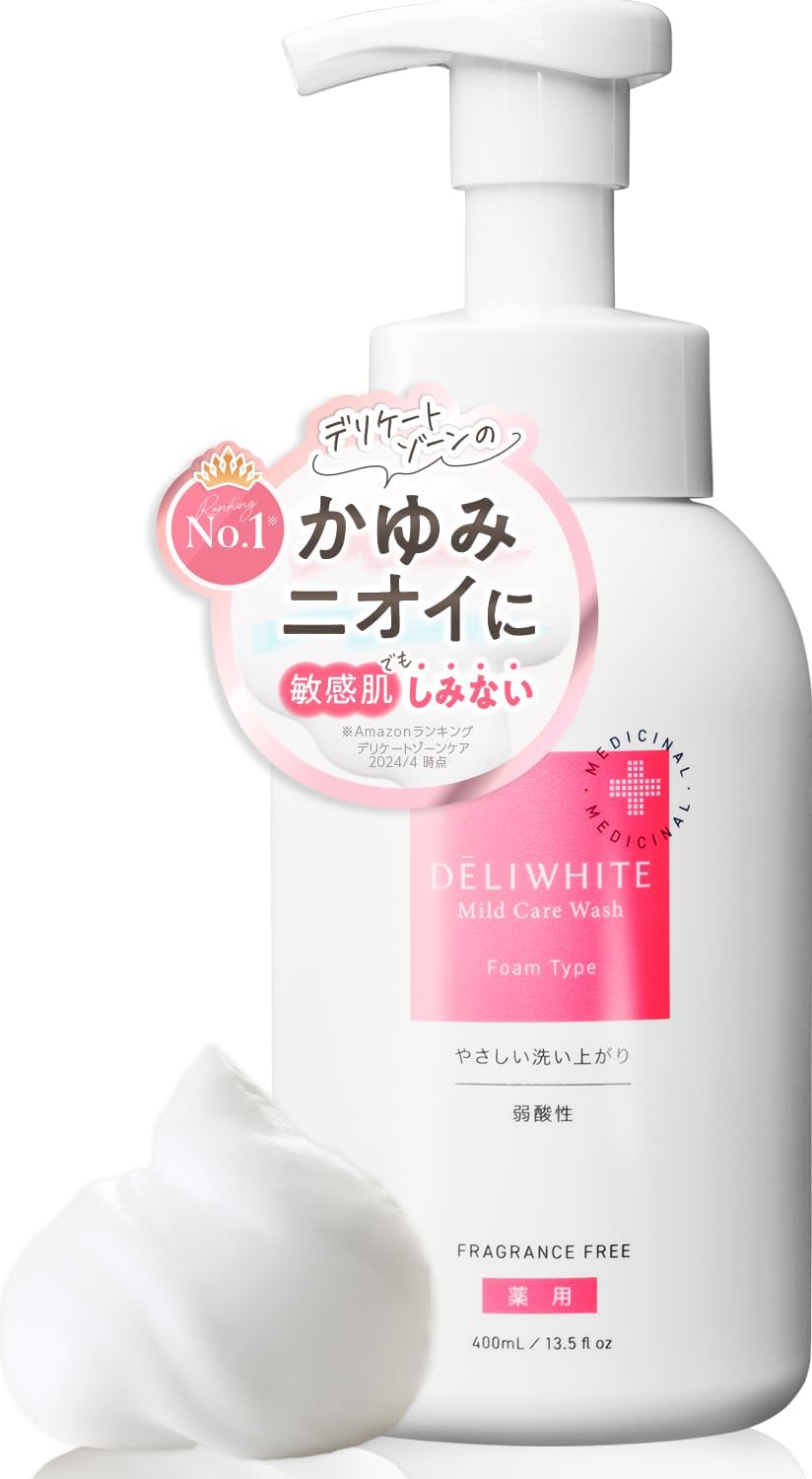 

DeliWhite Нежная зона Тип пенки Увлажняющий Сертифицировано Министерством труда и социального обеспечения Большой объем 400 мл [Квази-лекарство] Мыло, [Зуд, Запах, белый