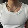 Herren Sport Weste Rundhals Ärmellos Slim Fit Elastische Einfarbig Tank Tops Gerippte Übung Fitness Tops