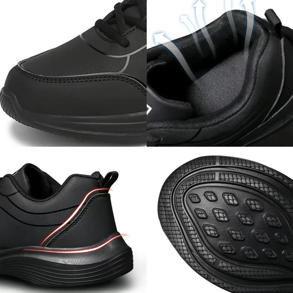 Fashion Men's Sneakers Lightweight Running Shoes New Breathable Non-slip Casual Shoes Lace Up Soft Men Walking Shoes Outdoor Tennis Shoe