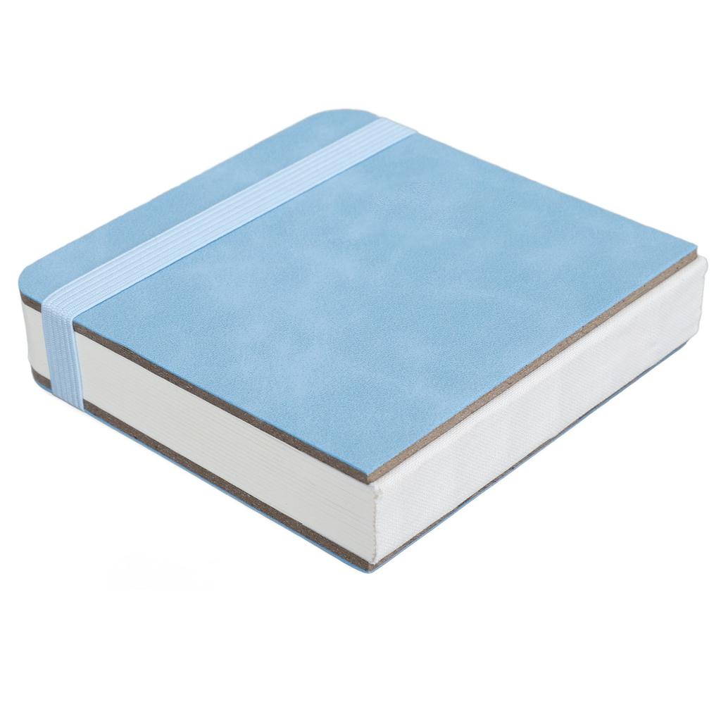 30 Blatt Aquarell-Skizzenbuch Feinkörnig Tragbar Taschenformat Aquarellmalpapier 10 x 10 cm Blau