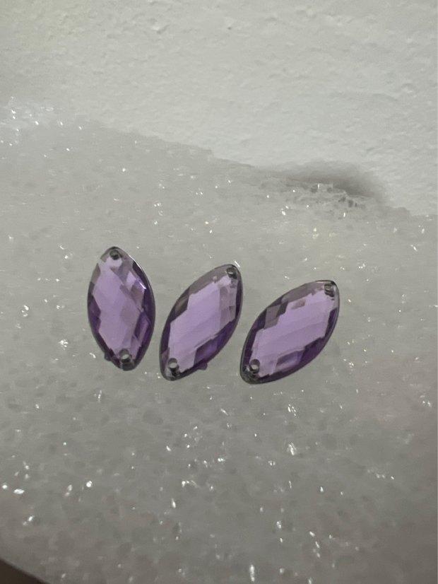 50 pezzi doppio foro fondo piatto acrilico trapano forma di occhio di cavallo per collana fai da te creazione di gioielli accessori artigianali