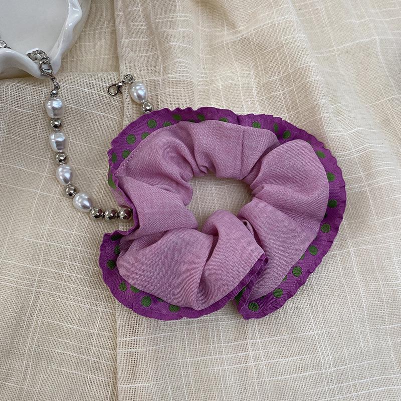 

Девичья резинка-скранчи в горошек конфетного цвета – милая резинка для волос для вечеринки на 2024 год