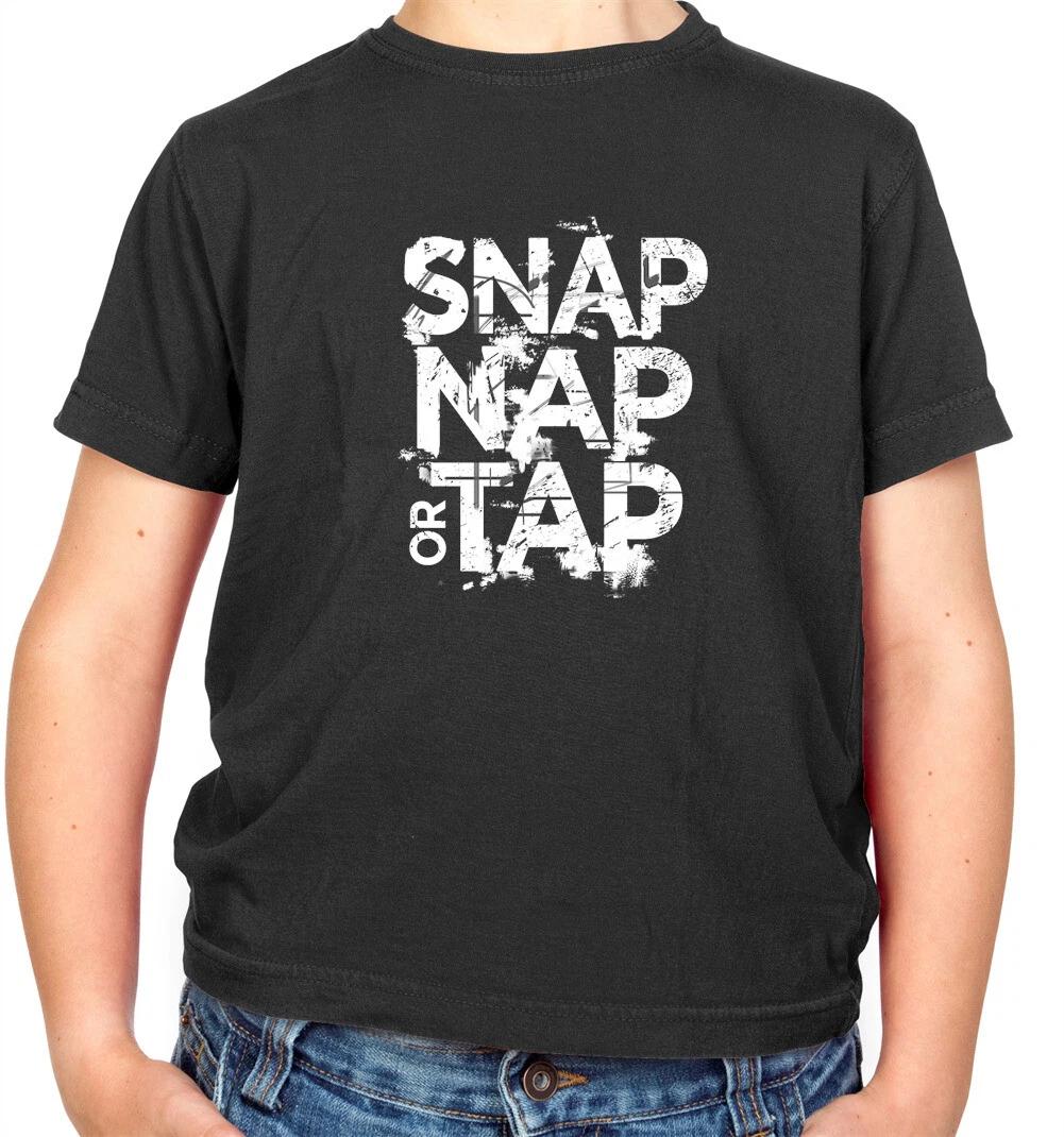 

Футболка для детей Snap Nap or Tap - Джиу-джитсу - ММА - Бразильская - Бой - Боец 130