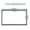 2Din Stereo Frame Universal Car Radio Panel Fascia Bezel Custom Fit Vehicle Audio Dashboard Enhancement