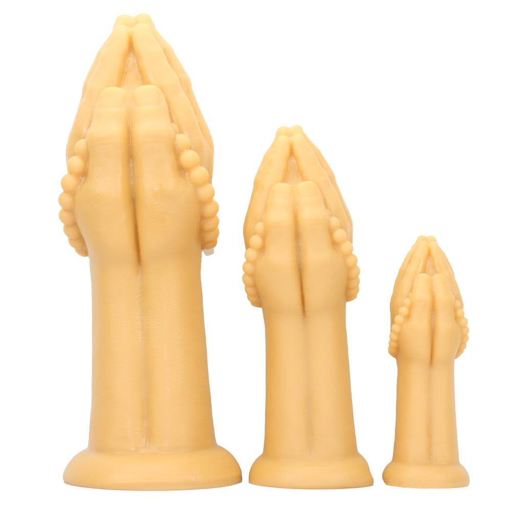 11 cm, tre misure, pugno, mano, protesi, braccio, schiena, corte, plug anale, perlina a mano extra large, dilatatore anale, protesi a pene, giocattoli sessuali