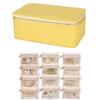 Portable Earring Storage Case PU Leather Jewelry Case Multifunctional Jewelry Storage Box