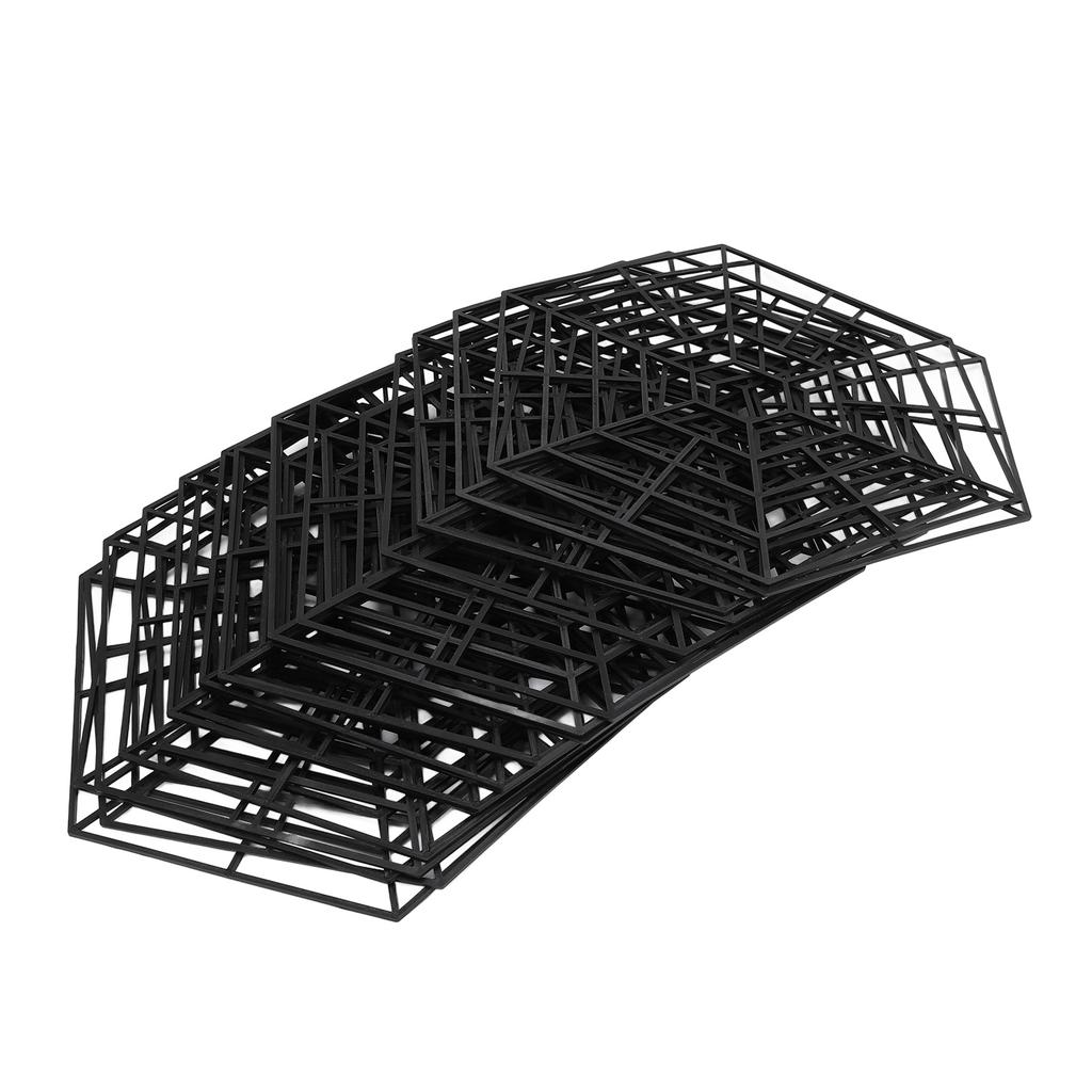 20 Set Pond Fish Protector Net 6 Angle Plastic Floating Netting Supplies Avoid Heron Deterrent