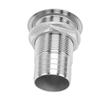 Standard Length Marine Drain Outlet Semi Thread Hose Barb Connector Water Drain Fitting  For Yacht