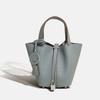 Leder-Togo-Tasche aus hochwertigem Rindsleder, neuwertiger Gemüsekorb, Damen-Beuteltasche, elegante Damen-Pendlertasche