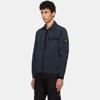 STONE ISLAND Ss24 Nylon Metal Lightweight Solid Color Polo Collar Single Pocket Logo Long Sleeve Jacket Men Jackets Gray Blue 801511219-V0024
