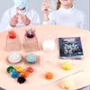 Kristallzüchtungs-Set, Züchte 6 Kristalle mit leuchtendem Ausstellungsständer, Wissenschafts-Set für Kinder von 8-14 Jahren, Pädagogisches STEM-Spielzeuggeschenk