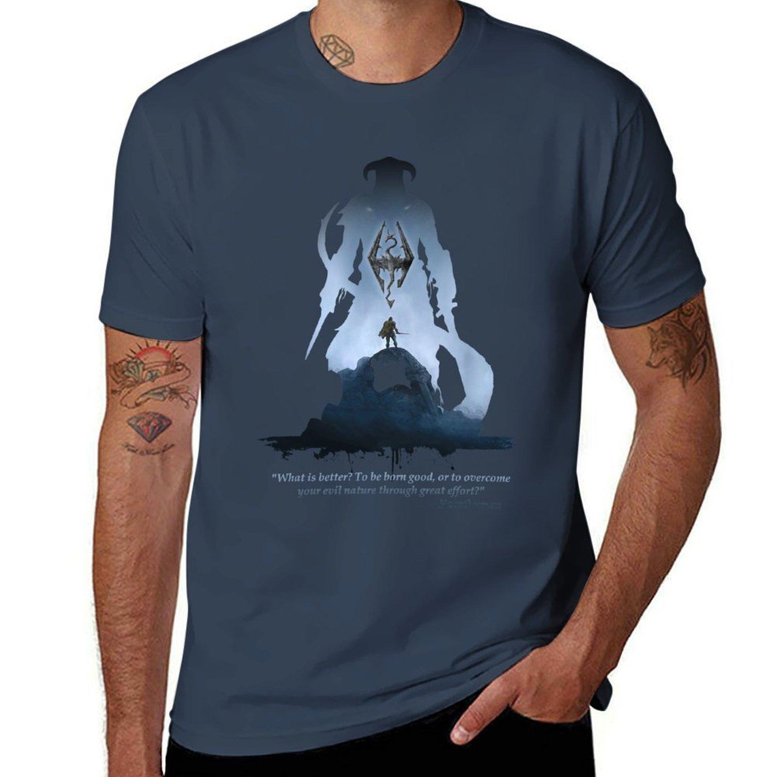 Dragonborn Tshirt Work Wear Lightweight Tee S