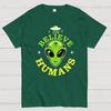 I Don't Believe in Humans Cotton Summer Casual Cool Loose T-Shirt
