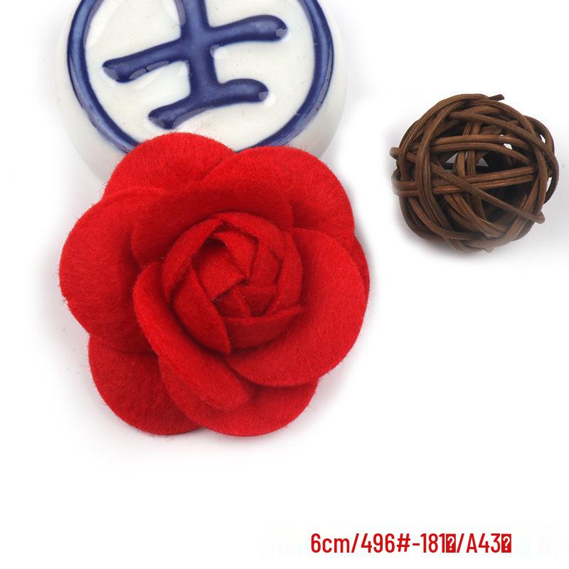 Non-Woven Camellia Flower Hair Clips: Elegant DIY Accessories for Jewelry and Clothing.