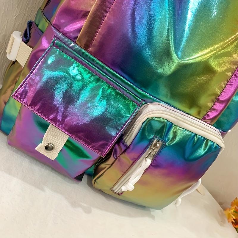 Rucsac de damă, stil coreean, culoare pură, design valoros, rucsac ocazional, simplu, liceu, student, capacitate mare, școală ușoară