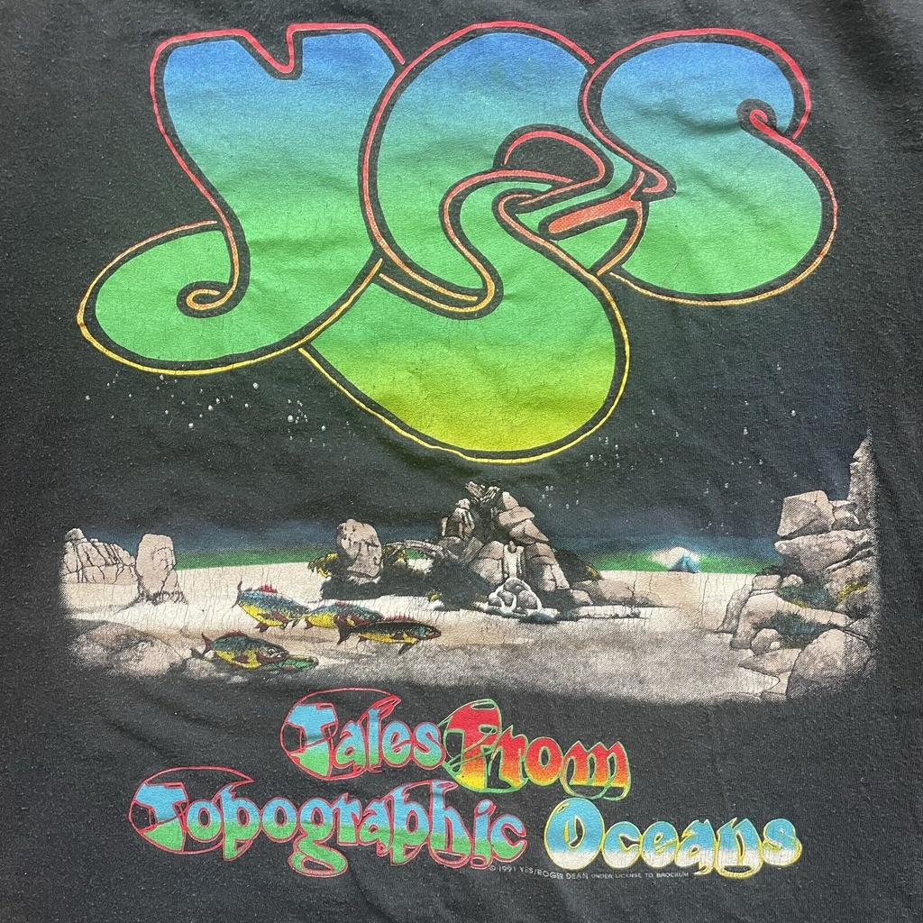 NUOVA T-Shirt YES Band Tales From Tour 1991 Taglia S-5XL SG355