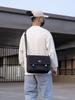 P Family Functional Nylon Men's Crossbody Messenger Bag - Large Capacity Commuter Flap Bag